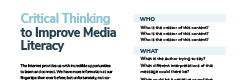 CriticalThinkingtoImproveMediaLiteracy