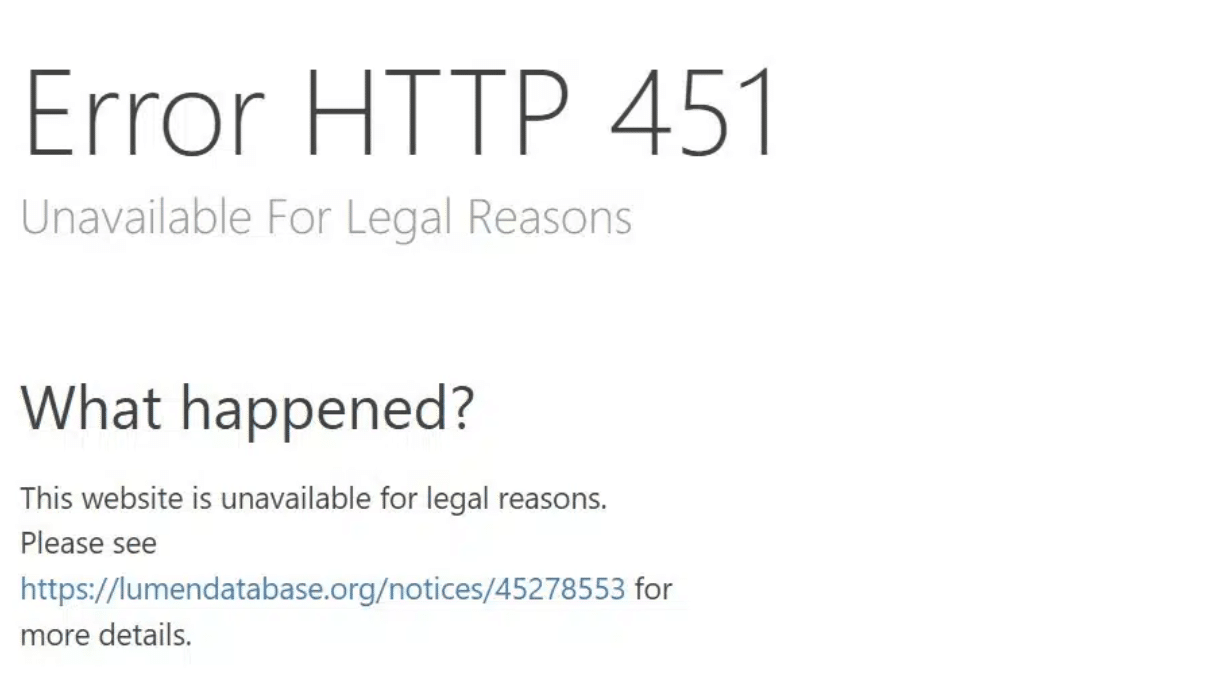 error 451